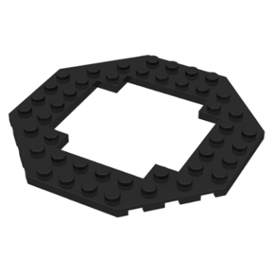 black plate modified 10 x 10 octagonal with 6 x 6 open center