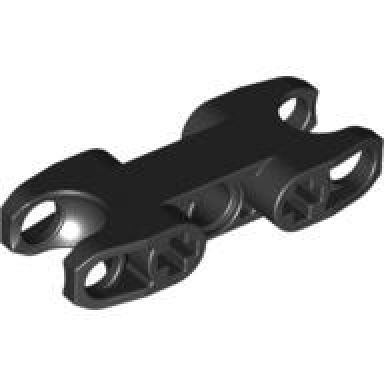 technic axle and pin connector 2 x 5 with 2 ball joint sockets closed sides closed axle holes