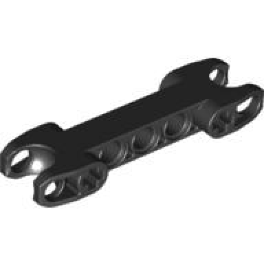 technic axle and pin connector 2 x 7 with 2 ball joint sockets squared ends closed side axle holes