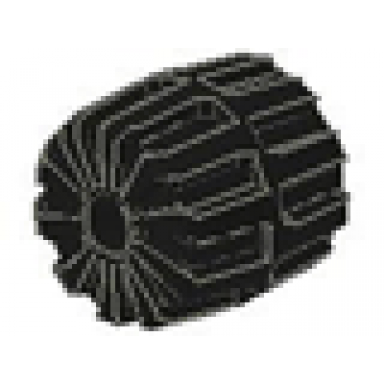 black wheel hard plastic small 22mm d x 24mm