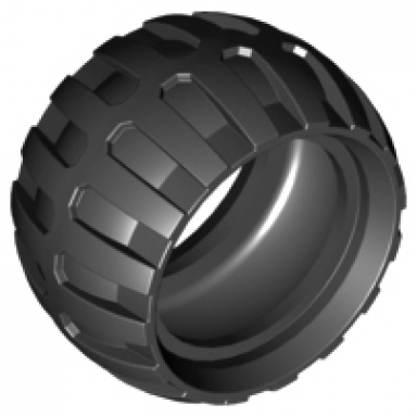 black tire 43.2mm d x 26mm balloon small