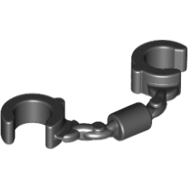 black minifigure utensil handcuffs