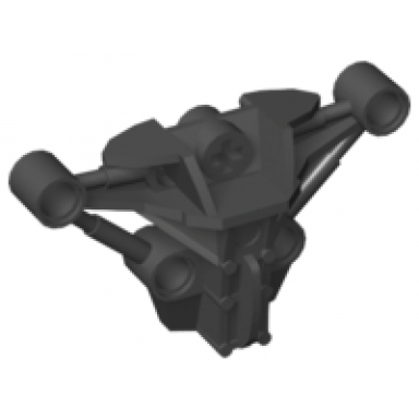 black bionicle mistika torso shoulders section