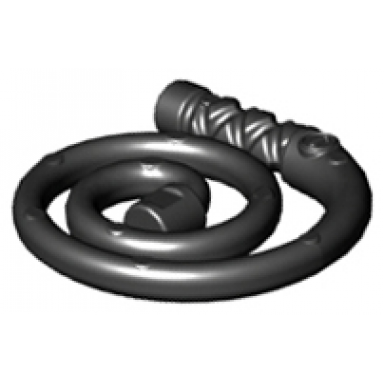 black minifigure weapon whip coiled