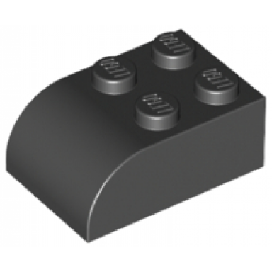 slope curved 3 x 2 with 4 studs