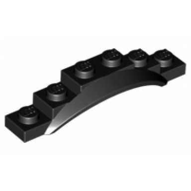 vehicle mudguard 1 1 2 x 6 x 1 with arch