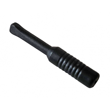 black minifigure utensil tool screwdriver - narrow head - 6-rib handle
