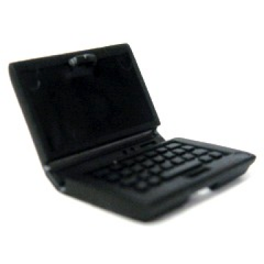 black minifigure utensil computer laptop