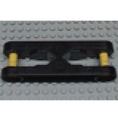 black duplo toolo arm 2 x 6 with triangular set screw at both ends