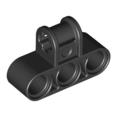 black technic axle and pin connector perpendicular triple