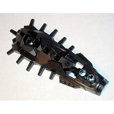 black bionicle weapon thorned club half stronius