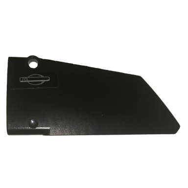 black technic panel fairing 17 large smooth side a with door handle pattern sticker - set 8081