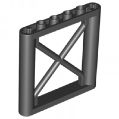 black support 1 x 6 x 5 girder rectangular