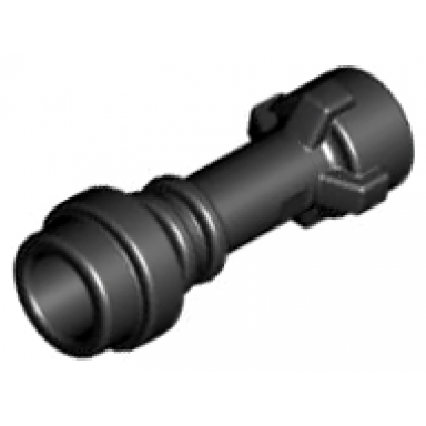 black minifigure weapon lightsaber hilt straight