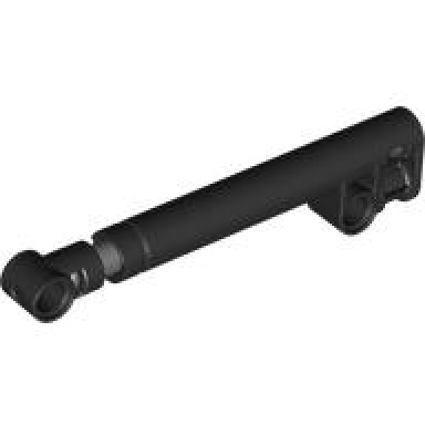 technic shock absorber 11l with internal spring dark bluish gray shaft and black tip