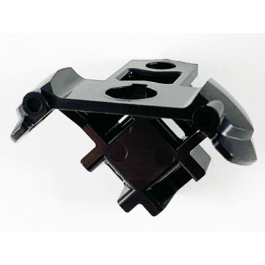 minifigure armor shoulder pads with scabbard for 2 katanas and bar hole