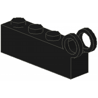 hinge brick 1 x 8 female