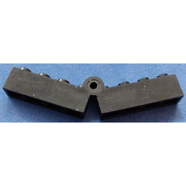 black hinge brick 1 x 8