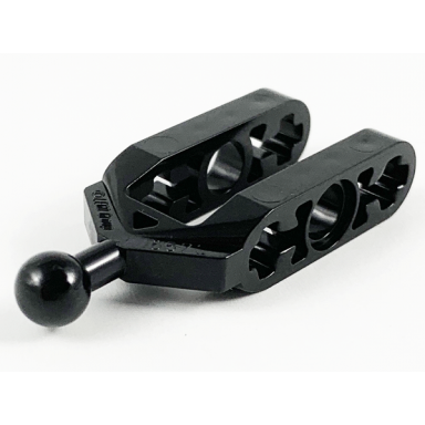 black technic steering knuckle arm with tow ball