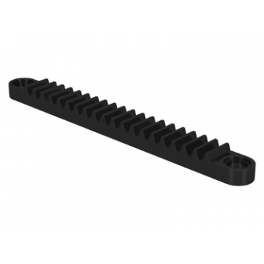 black technic gear rack 1 x 10 with holes