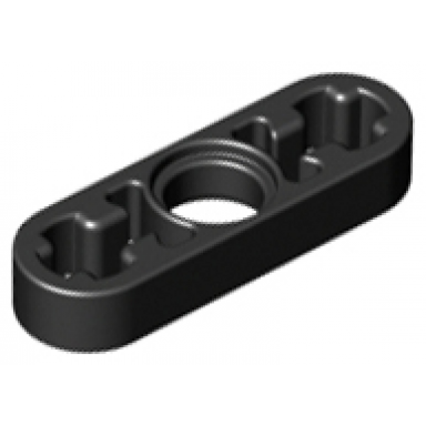 black technic liftarm thin 1 x 3 - axle holes