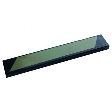 black tile 1 x 6 with olive green wide stripe pattern model right side sticker - set 42110