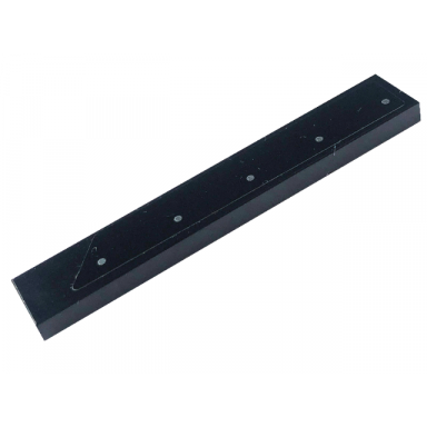 black tile 1 x 6 with silver dots pattern model left side sticker - set 76181