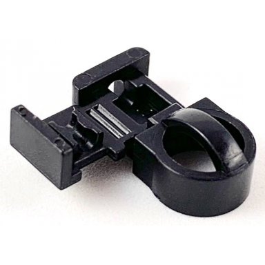 black technic flex cable end ball connection with cage