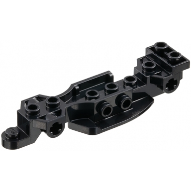 black vehicle base 3 x 9 x 1 1 3 formula 1 race car base with axle holes