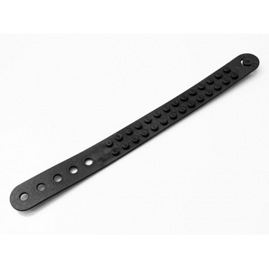 bracelet with 2 x 14 studs and 5 holes