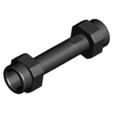 black minifigure weapon hilt smooth extended