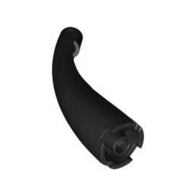 black dragon tail neck curved