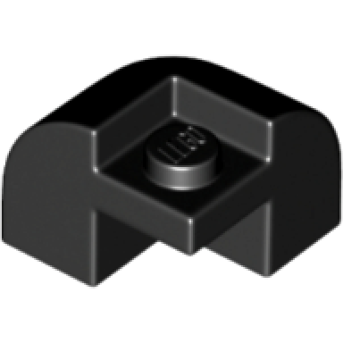 slope curved 2 x 2 x 1 1 3 corner round with recessed stud