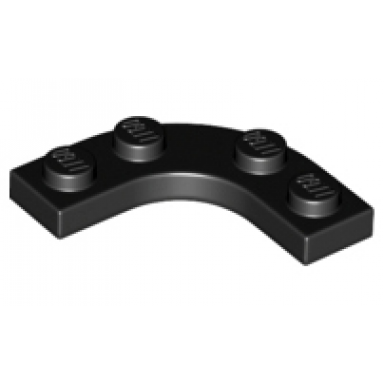 plate round corner 3 x 3 with 2 x 2 curved cutout