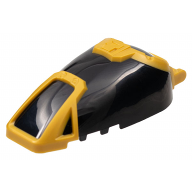 black windscreen 7 x 4 x 2 canopy with pearl gold armor and handle pattern