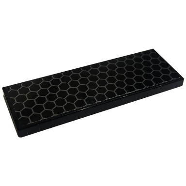 black tile 2 x 6 with honeycomb pattern sticker - set 76904