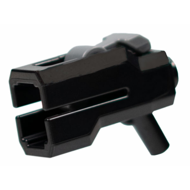 black minifigure weapon bazooka mini blaster shooter with dark bluish gray trigger 69767 69755