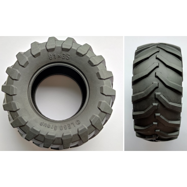 black tire 81 x 35 tractor