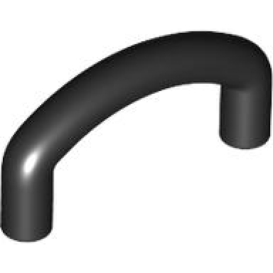 black bar curved with angled ends 1l