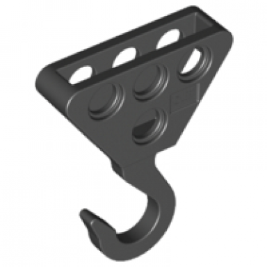 black technic hook large metal