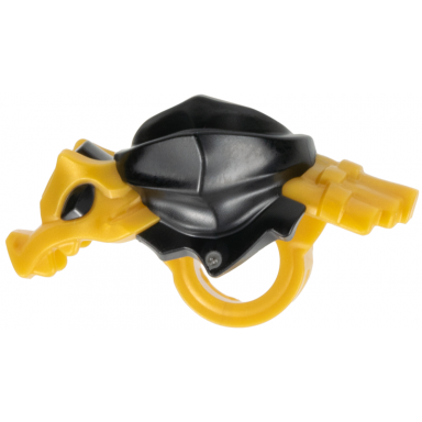 minifigure armor shoulder pads and scarf with molded pearl gold dragon head tail and scabbard for 2 katanas pattern