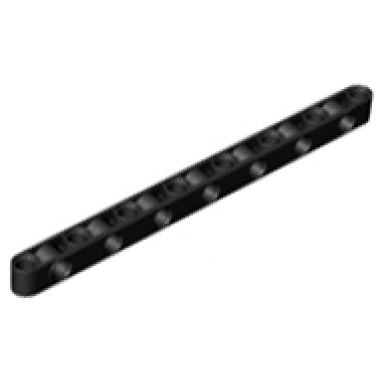 technic liftarm modified perpendicular holes thick 1 x 15