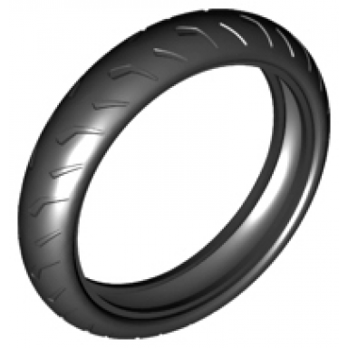 black tire 132.6mm d x 27mm motorcycle racing tread narrow
