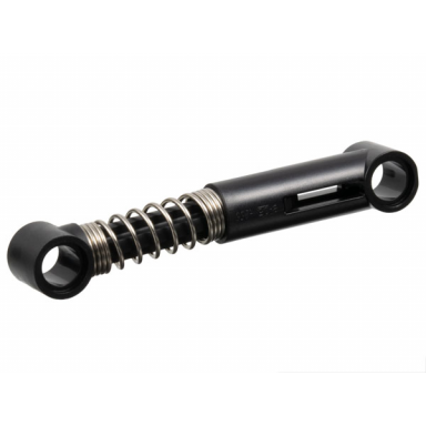 black technic shock absorber 6.5l with black piston rod - hard spring tight coils at ends