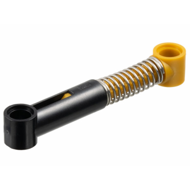 black technic shock absorber 6.5l with pearl gold piston rod - soft spring tight coils