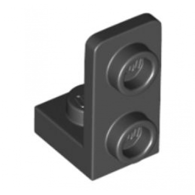 black bracket 1 x 1 - 1 x 2 inverted