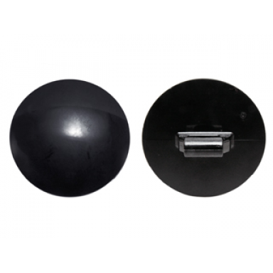 black minifigure shield circular convex face
