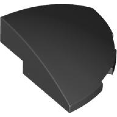 slope curved 3 x 3 corner round