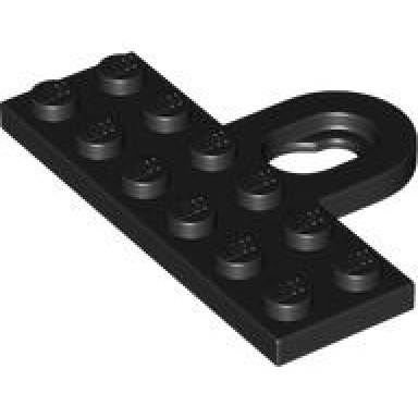 plate modified 2 x 6 with coupling female