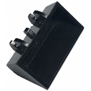 black vehicle digger bucket smooth 2 x 4 x 1